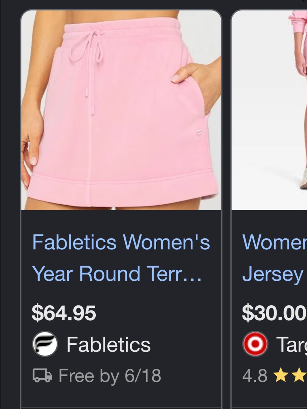 NWT fabletics skirt